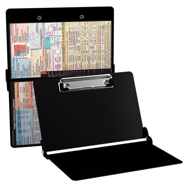 WhiteCoat Clipboard® - Black Flight Medic Edition